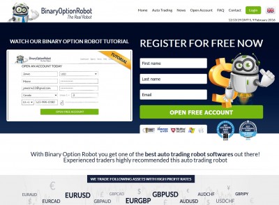 Binary Option Robot Screen